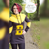 Hoodie Anneke Größe 32-54 inkl. Beamerdatei - Sewando