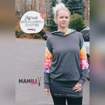 Hoodie(kleid) Leevke Gr. 32-52 inkl. Beamerdatei - Sewando