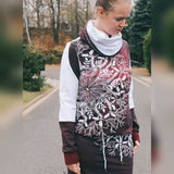 Hoodie(kleid) Leevke Gr. 32-52 inkl. Beamerdatei - Sewando