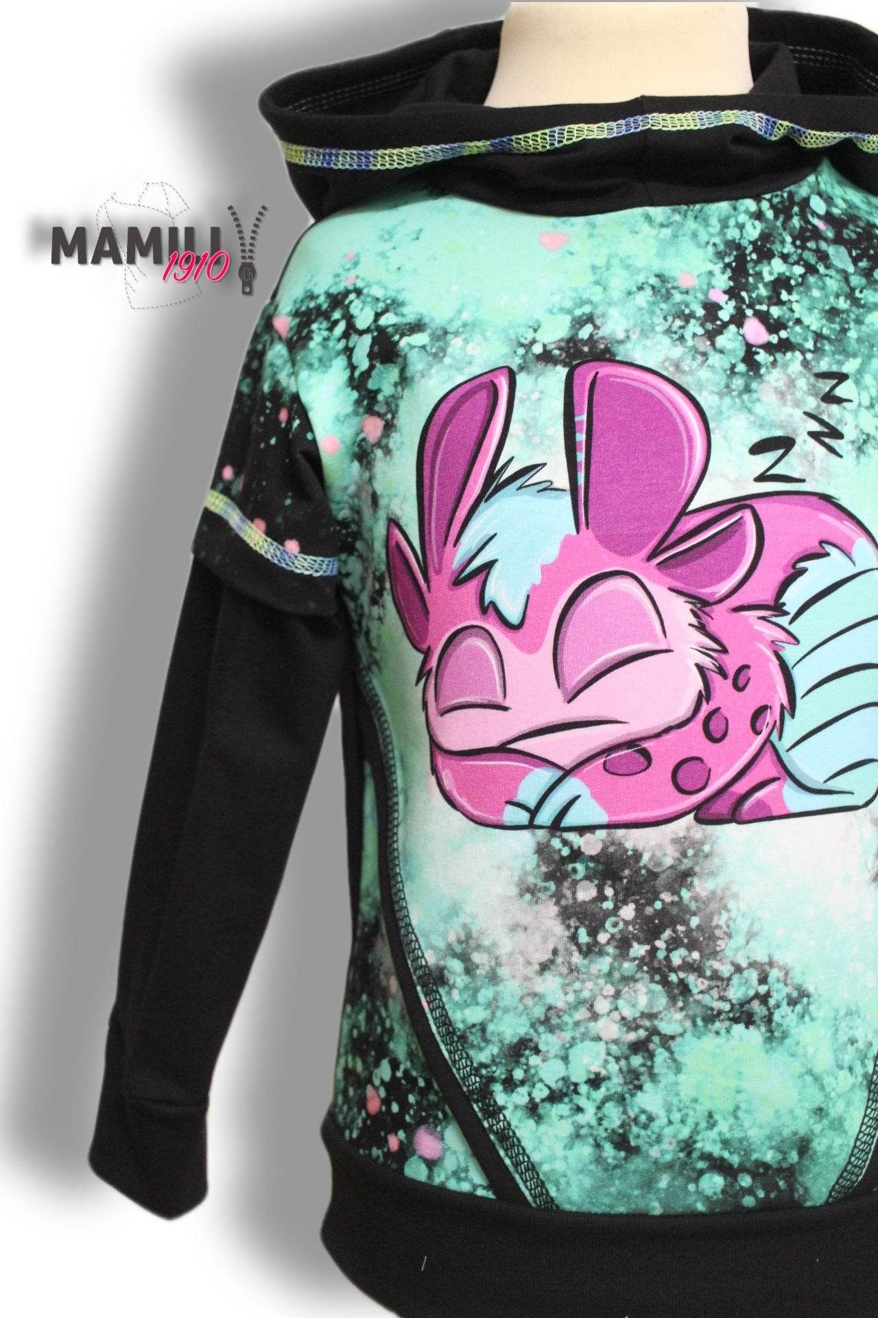 Hoodie Mini Mikael Größe 86-122 inkl. Beamerdatei - Sewando