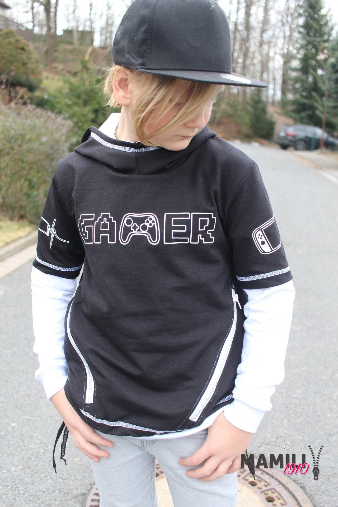 Hoodie Junior Mikael Größe 122-176 inkl. Beamerdatei - Sewando