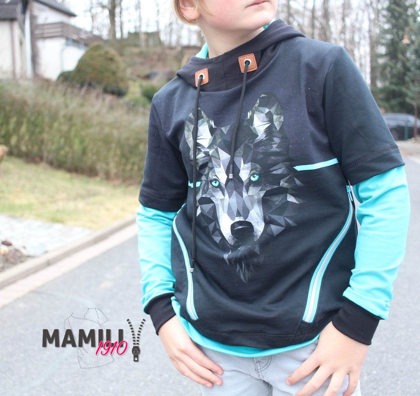 Hoodie Junior Mikael Größe 122-176 inkl. Beamerdatei - Sewando