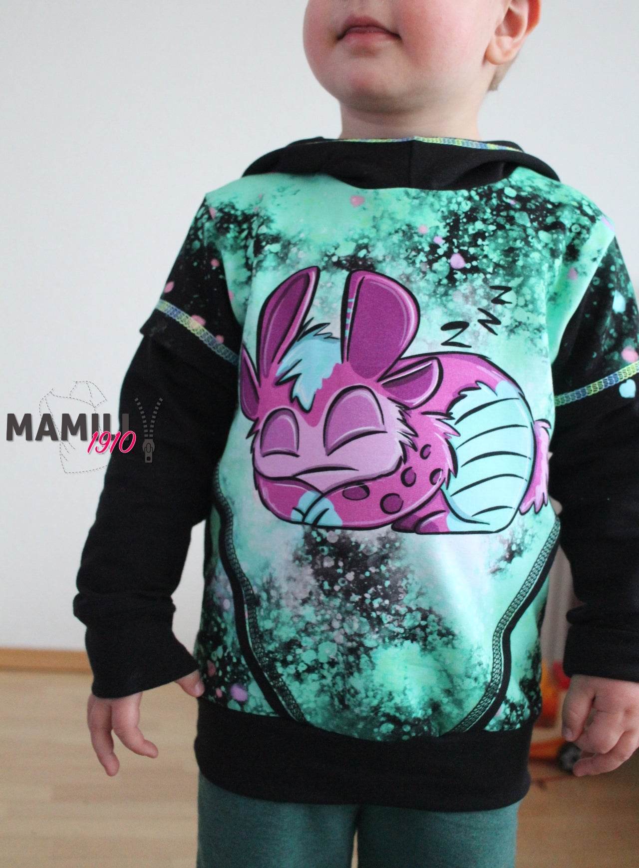 Hoodie Mini Mikael Größe 86-122 inkl. Beamerdatei - Sewando