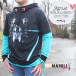 Hoodie Junior Mikael Größe 122-176 inkl. Beamerdatei - Sewando