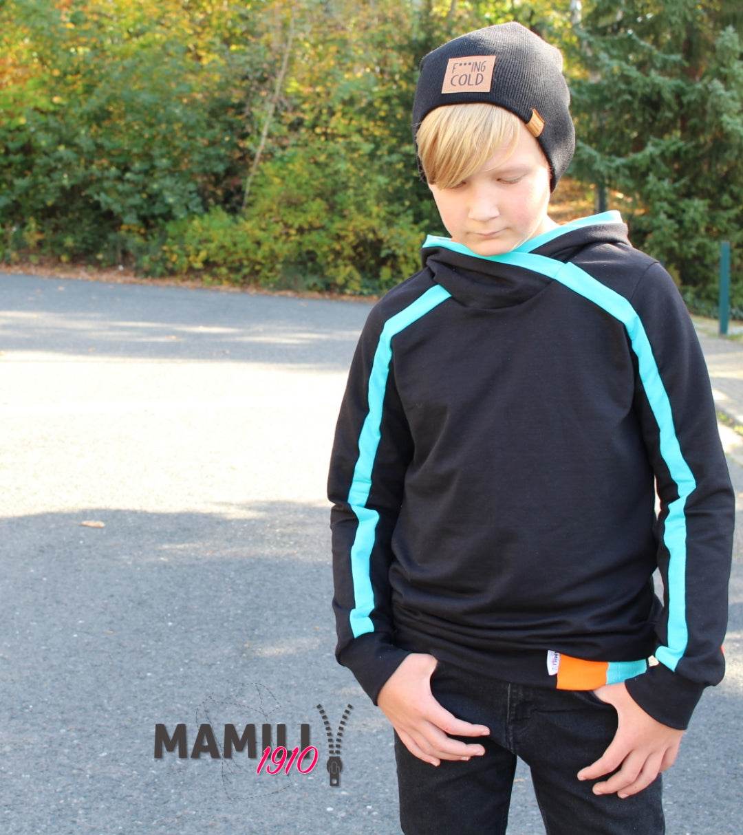Hoodie Tammo/Tammi Junior Schnittmuster Gr. 122-164 - Sewando