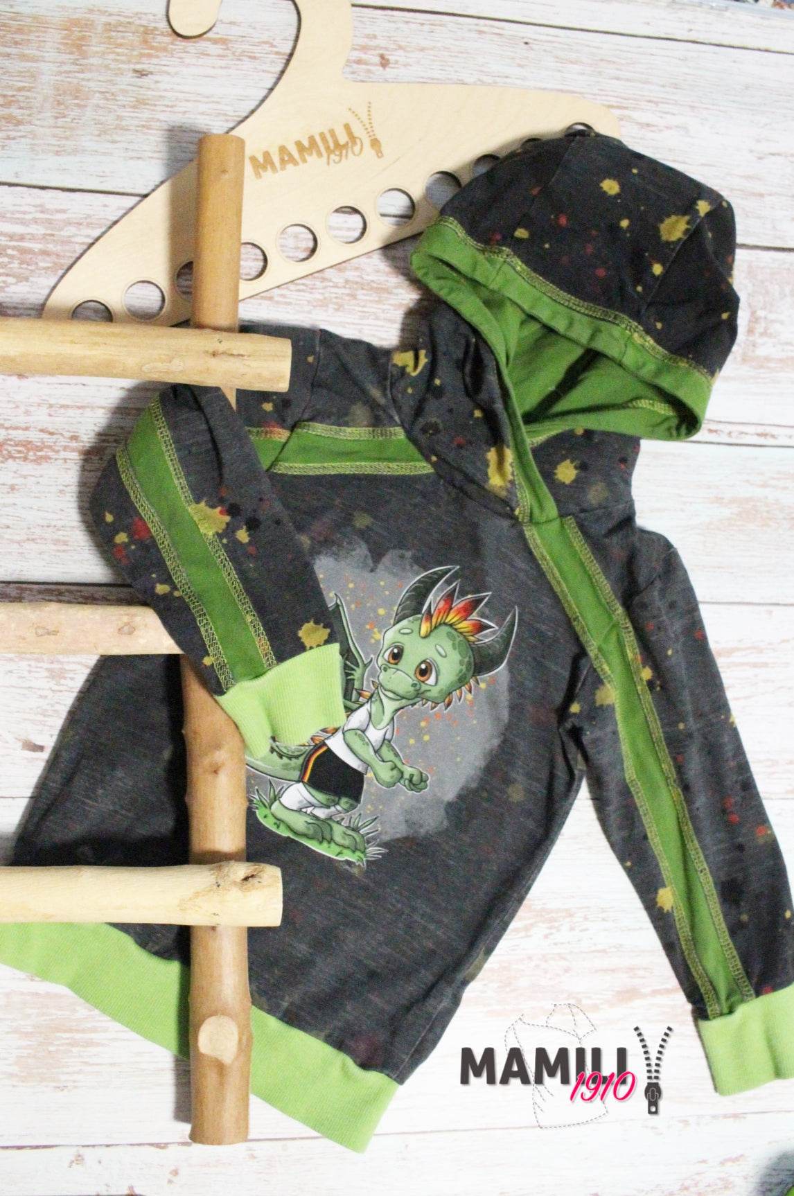 Hoodie Tammo/Tammi Mini Schnittmuster Gr. 80-122 - Sewando