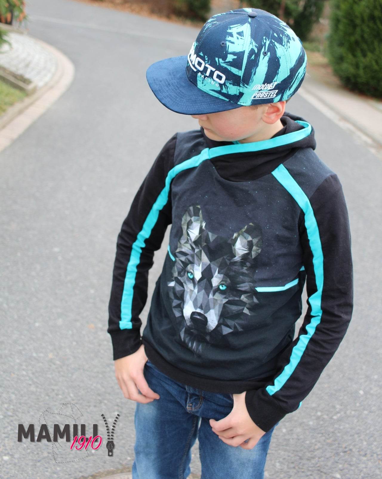 Hoodie Tammo/Tammi Junior Schnittmuster Gr. 122-164 - Sewando