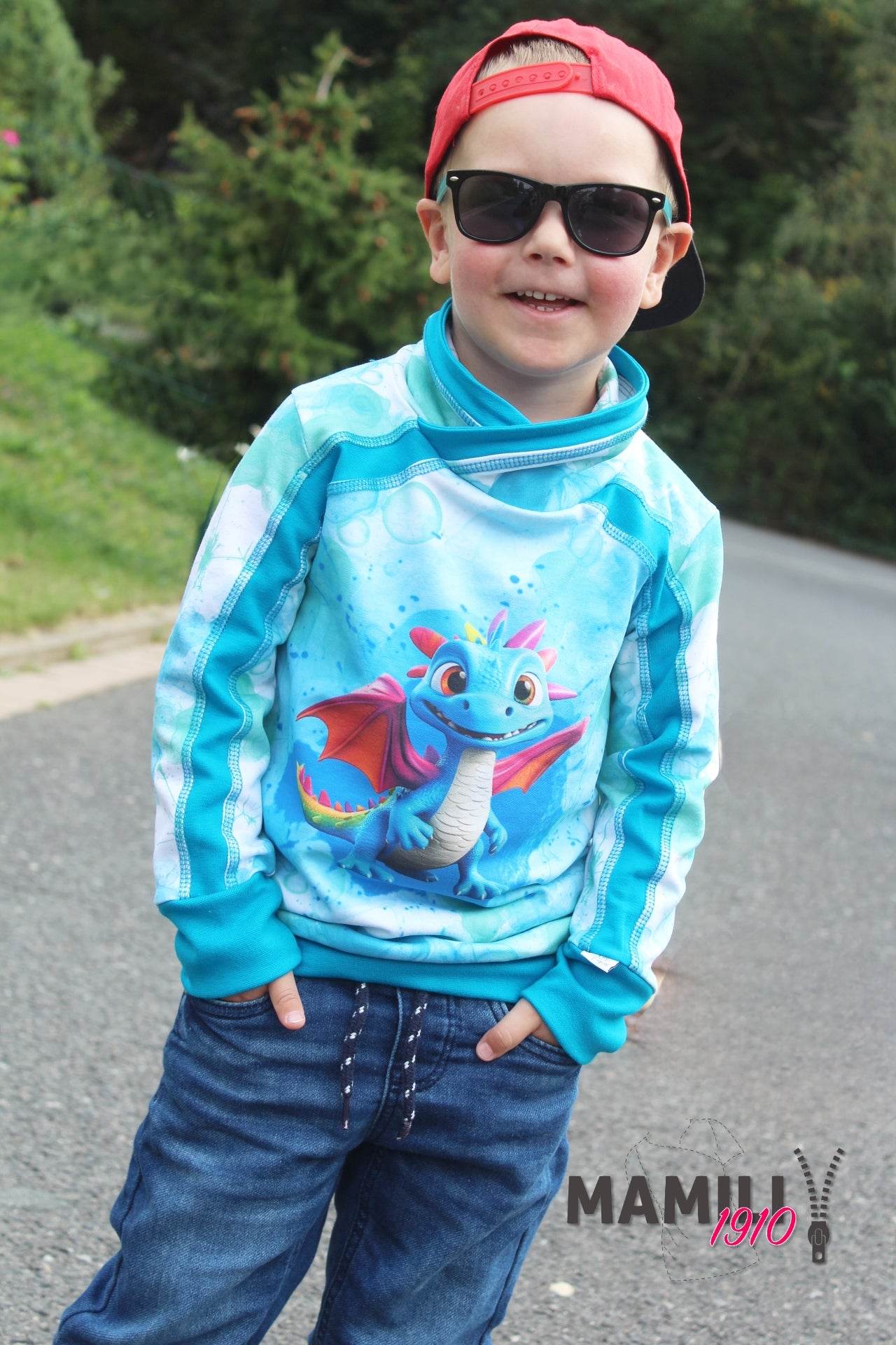 Hoodie Tammo/Tammi Mini Schnittmuster Gr. 80-122 - Sewando