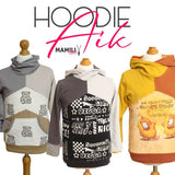 Hoodie Aik Schnittmuster Gr. 80-164: - Sewando