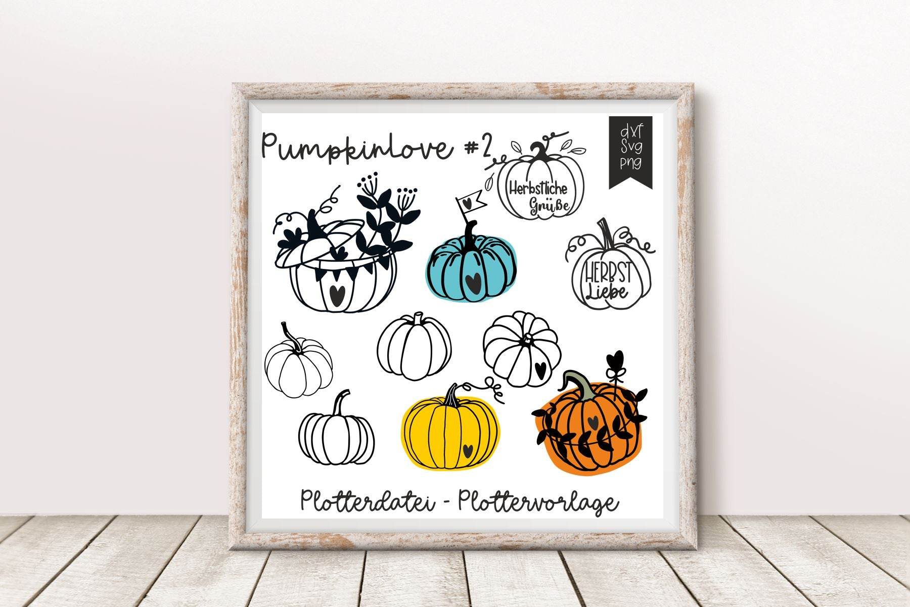 Plotterdatei PumpkinLove #2 - Sewando