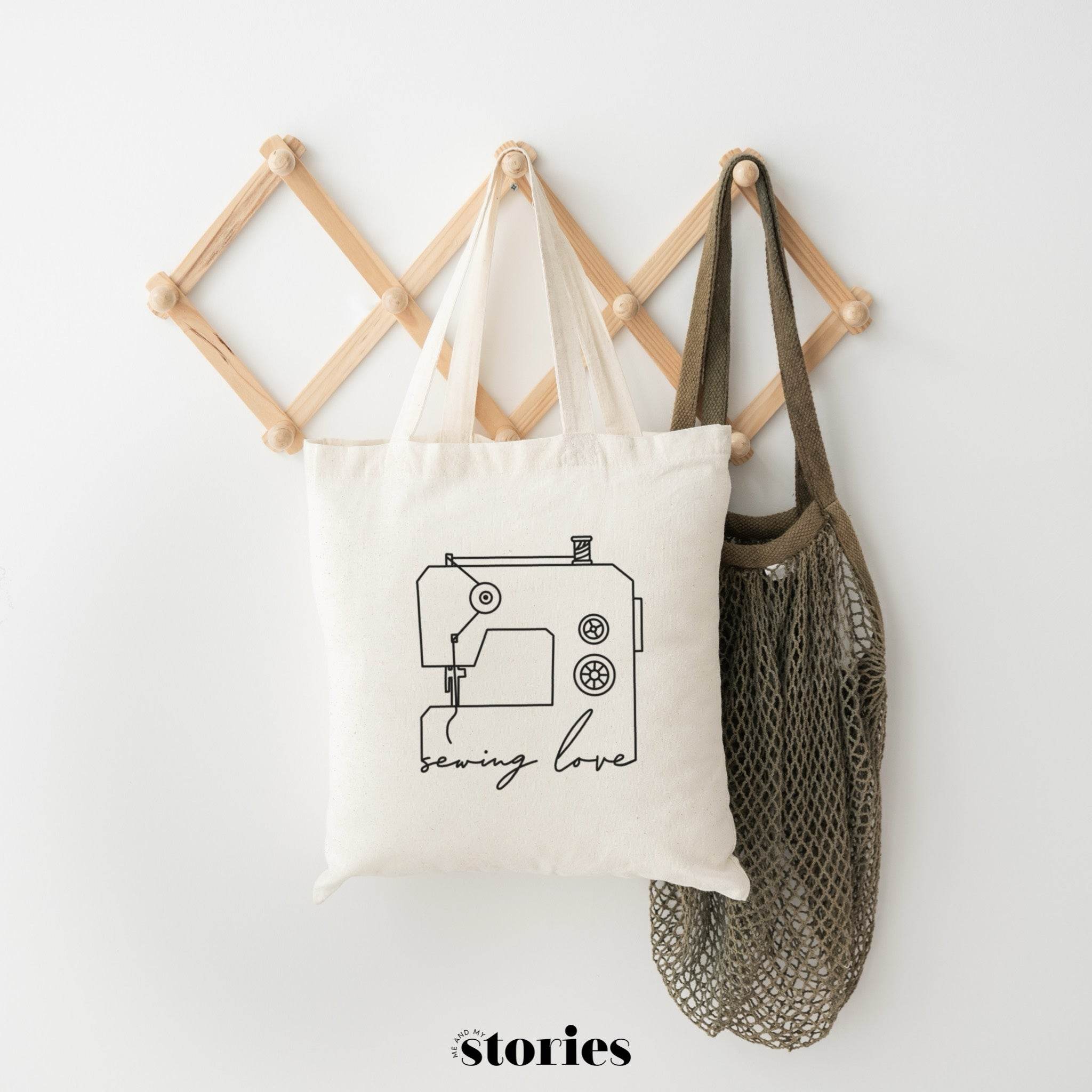 Plotterdatei SVG – Sewing Love | Line Art Nähmaschine - Sewando