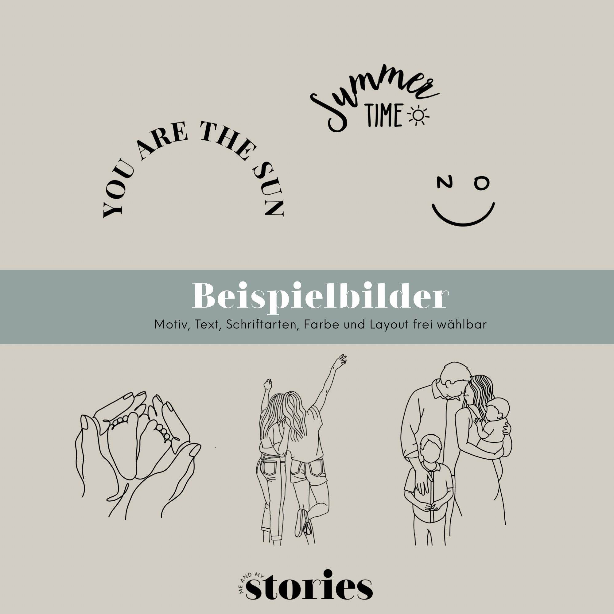 Digitale Plotterdatei – Wunschmotiv individuell & personalisiert | einfarbig - Sewando