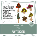 Plotterdatei Pilze - Sewando