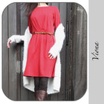VIONA: FEMININES DAMENKLEID - EBOOK - VIDEOTUTORIAL 34-54 Schnittmuster - Sewando