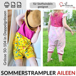 Sommerstrampler Aileen, Schnittmuster Grösse 50-104 - Sewando