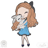 Mädchen Stickdatei – Freundschaft für deine Stickmaschine - Sewando