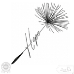 Hope – zarte Pusteblume mit Botschaft für deine Stickmaschine - Sewando