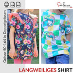 Langweiliges Shirt, Schnittmuster Grösse 50-164 - Sewando