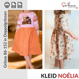 Kleid Noélia, Schnittmuster Grösse 86-152 - Sewando