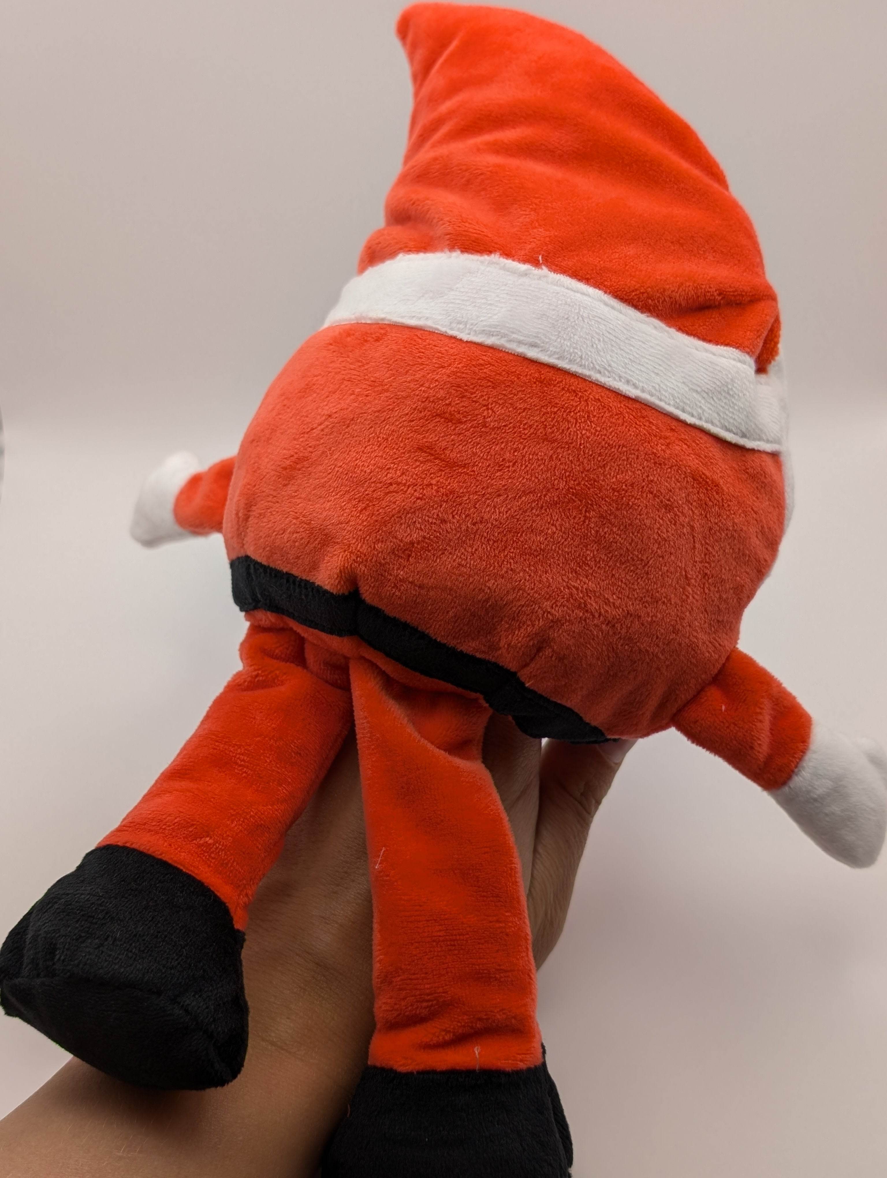 NEU Weihnachtsmann Wendekuscheltier Krempeltierseite Level 3 - Nähanleitung und Schnittmuster - Sewando