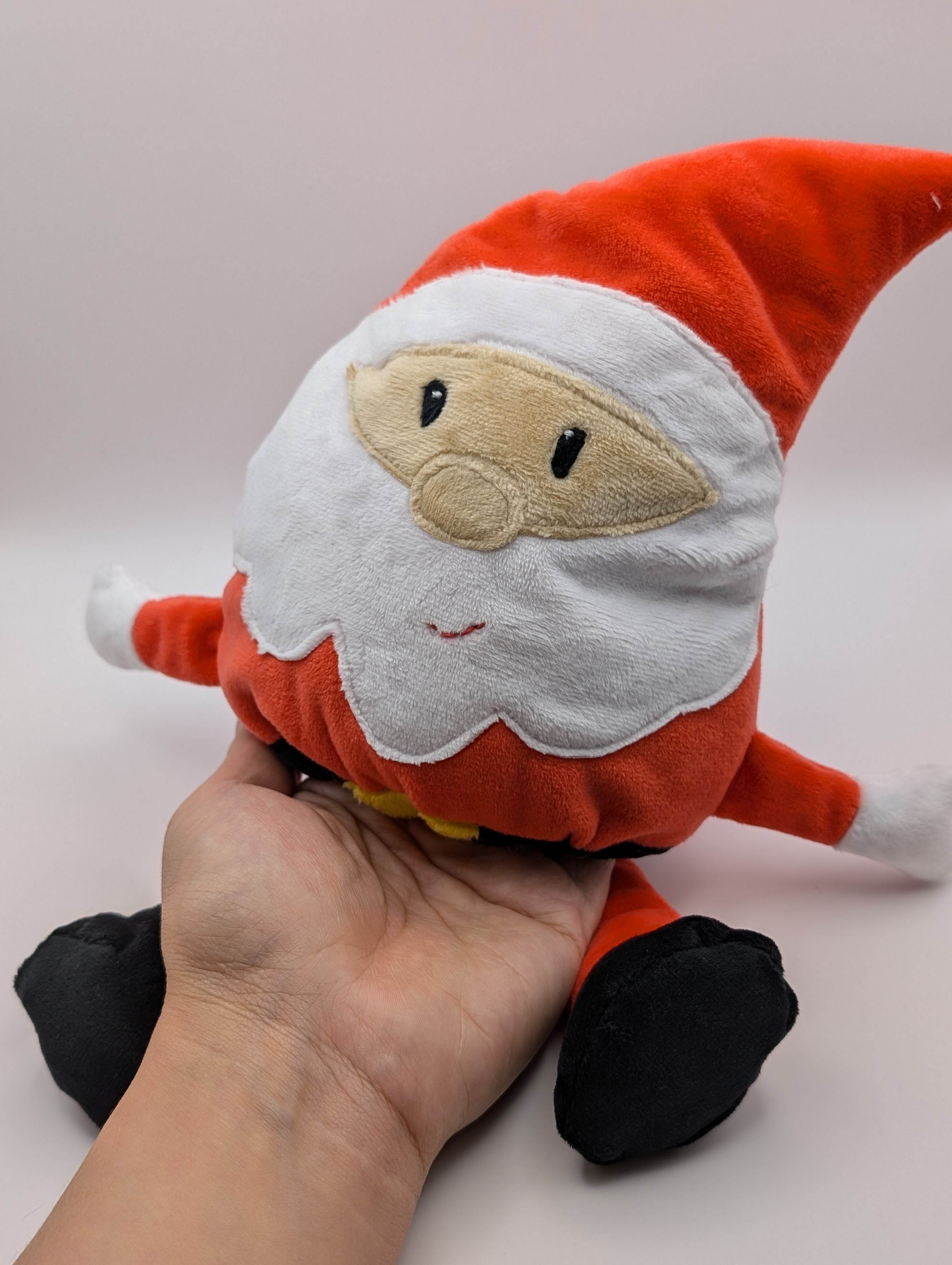 NEU Weihnachtsmann Wendekuscheltier Krempeltierseite Level 3 - Nähanleitung und Schnittmuster - Sewando