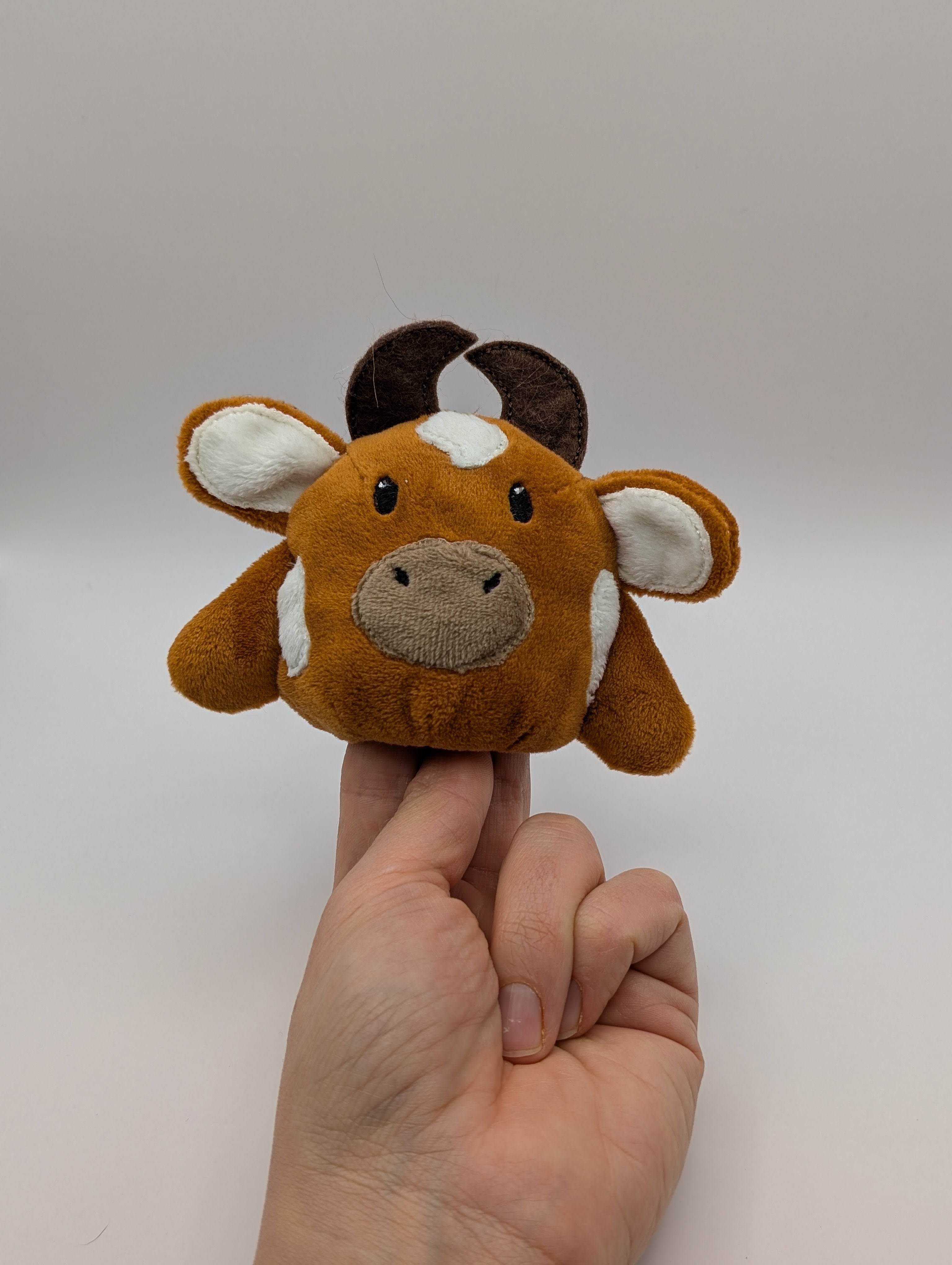 Kuh Fingertier - Nähanleitung und Schnittmuster inklusive Stickdateien - Sewando