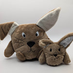 Hase Wendekuscheltier Krempeltier Level 1 - Nähanleitung und Schnittmuster - Sewando