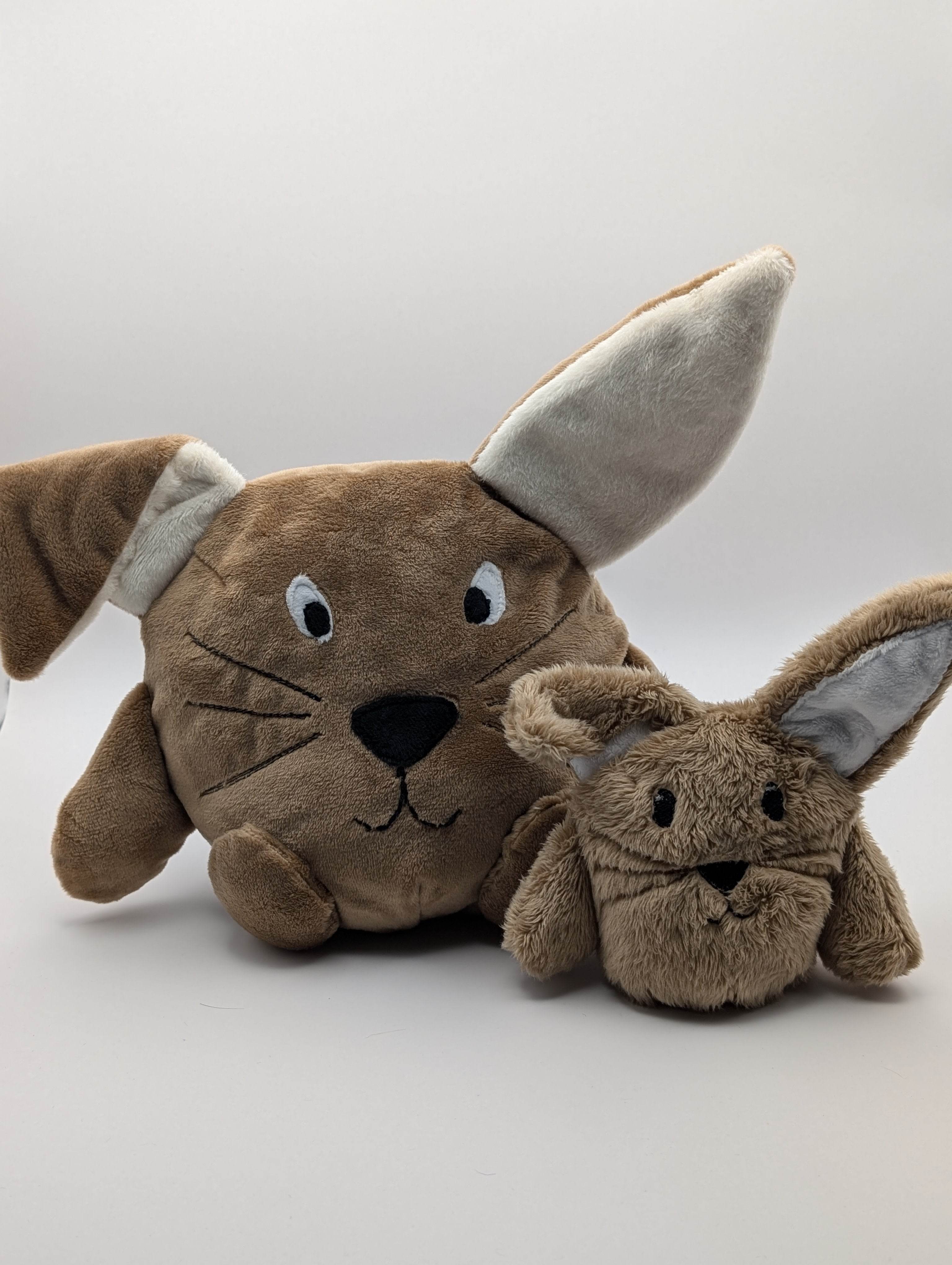 Hase Wendekuscheltier Krempeltier Level 1 - Nähanleitung und Schnittmuster - Sewando