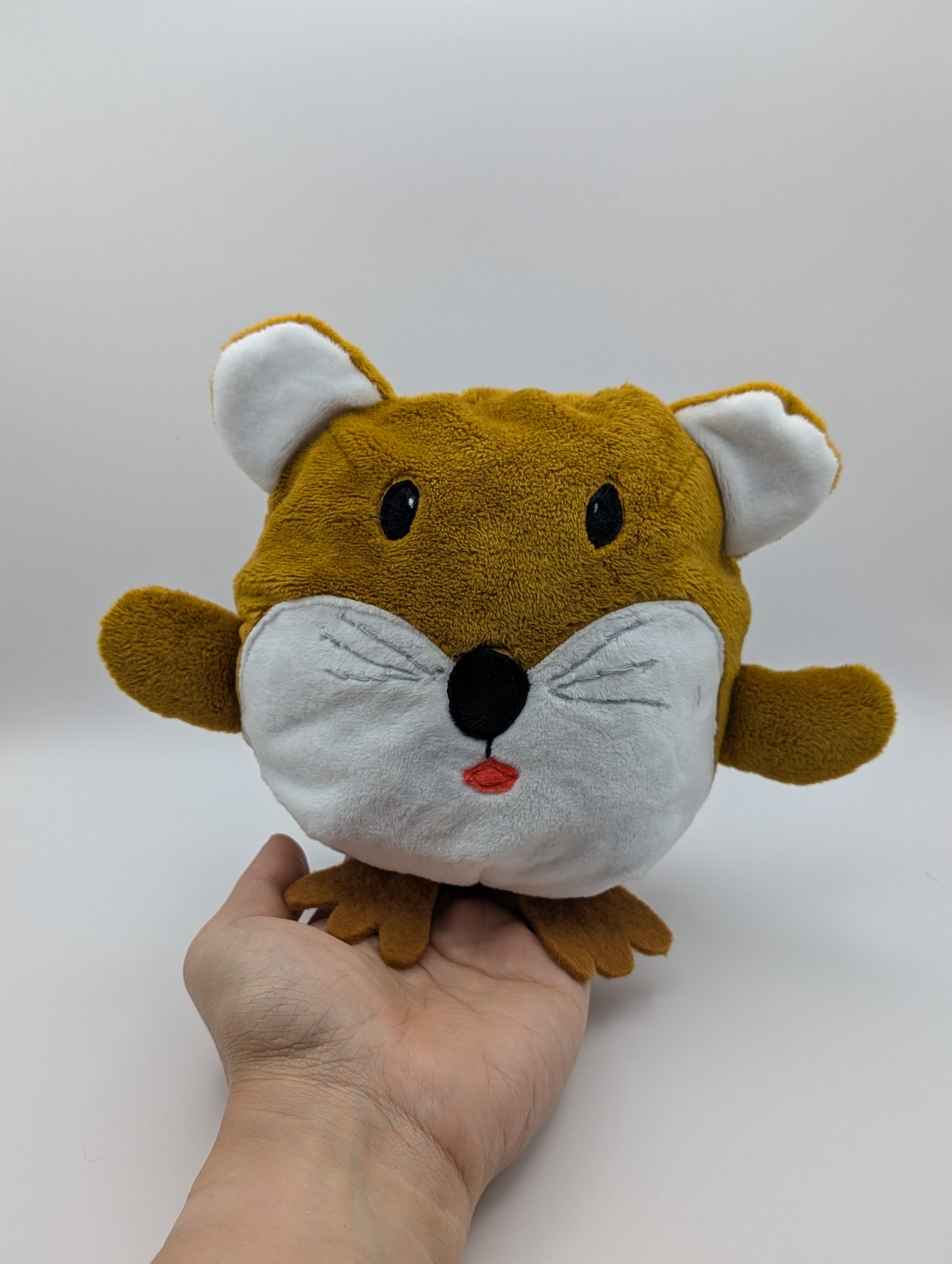 Hamster Wendekuscheltier Krempeltierseite Level 2 - Nähanleitung und Schnittmuster - Sewando