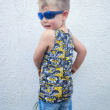 Schnittmuster Unterhemd "Under-Hop Baumwoll-Jersey" Gr. 80-152