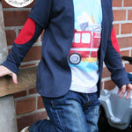 Happy Lysander - Gr 86 - 164 - Shirt mit Fake-Jacke Schnittmuster - Sewando