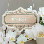 Set Schilder Ornamente zum selbst beschriften in 6 Größen Blanko Stickdatei - Sewando