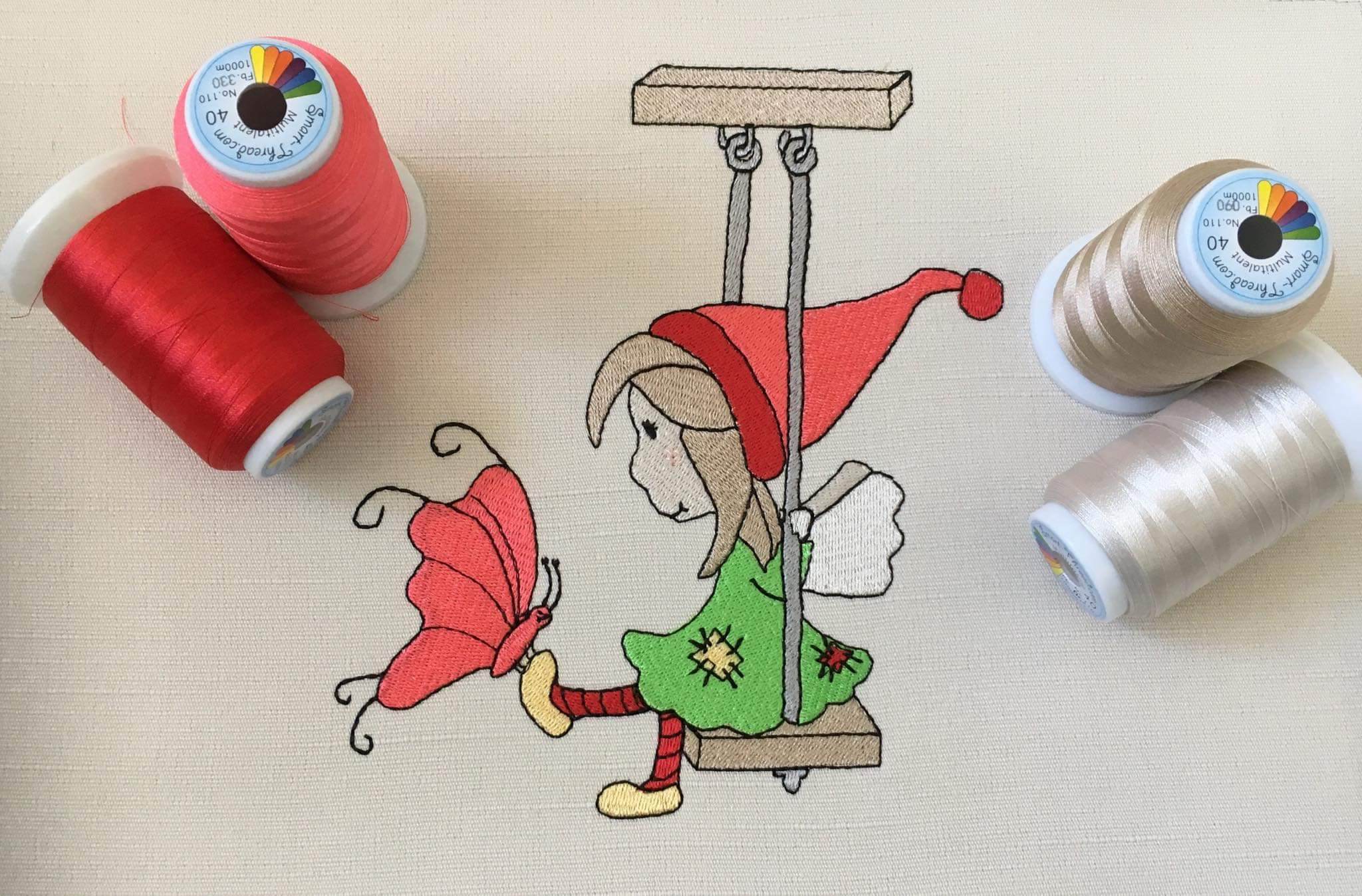 Lilly Vollstickdatei von Mibimo ab 13x16 in 5 Größen Stickdatei - Sewando