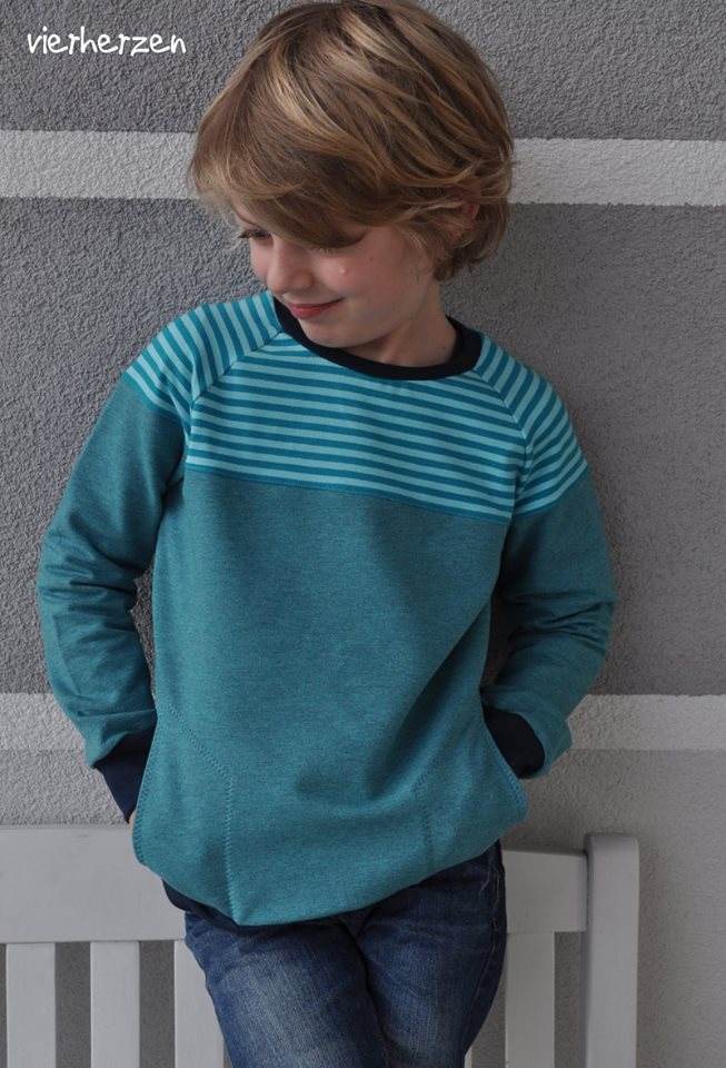 Schnittmuster ROBIN Hoodie Gr.92-146 - Sewando