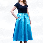 Schnittmuster Ronja, Schnittmuster Hosenrock mit Gummizug Gr. 34-50 - Sewando