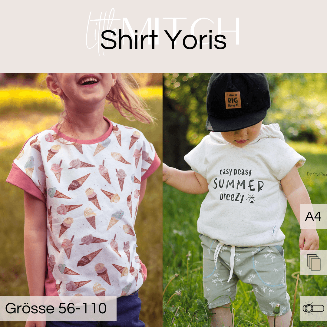 Shirt Yoris Mini Schnittmuster Gr. 56-110 - Sewando