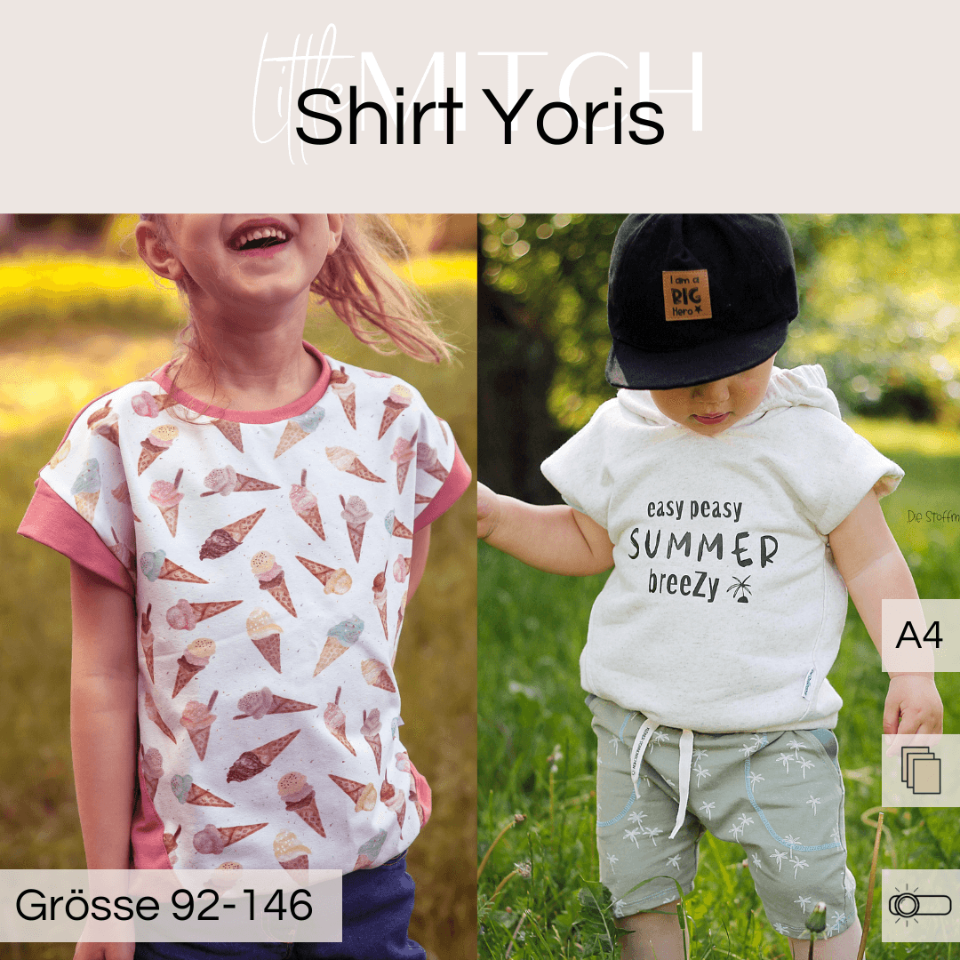 Shirt Yoris Maxi Schnittmuster Gr. 92-146 - Sewando