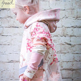 Schnittmuster "Shabby Asymmetrie Hoodie Kids" Gr. 74 - 164