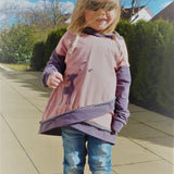 Schnittmuster "Shabby Asymmetrie Hoodie Kids" Gr. 74 - 164
