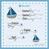 Plotterdatei Sail away - Sewando