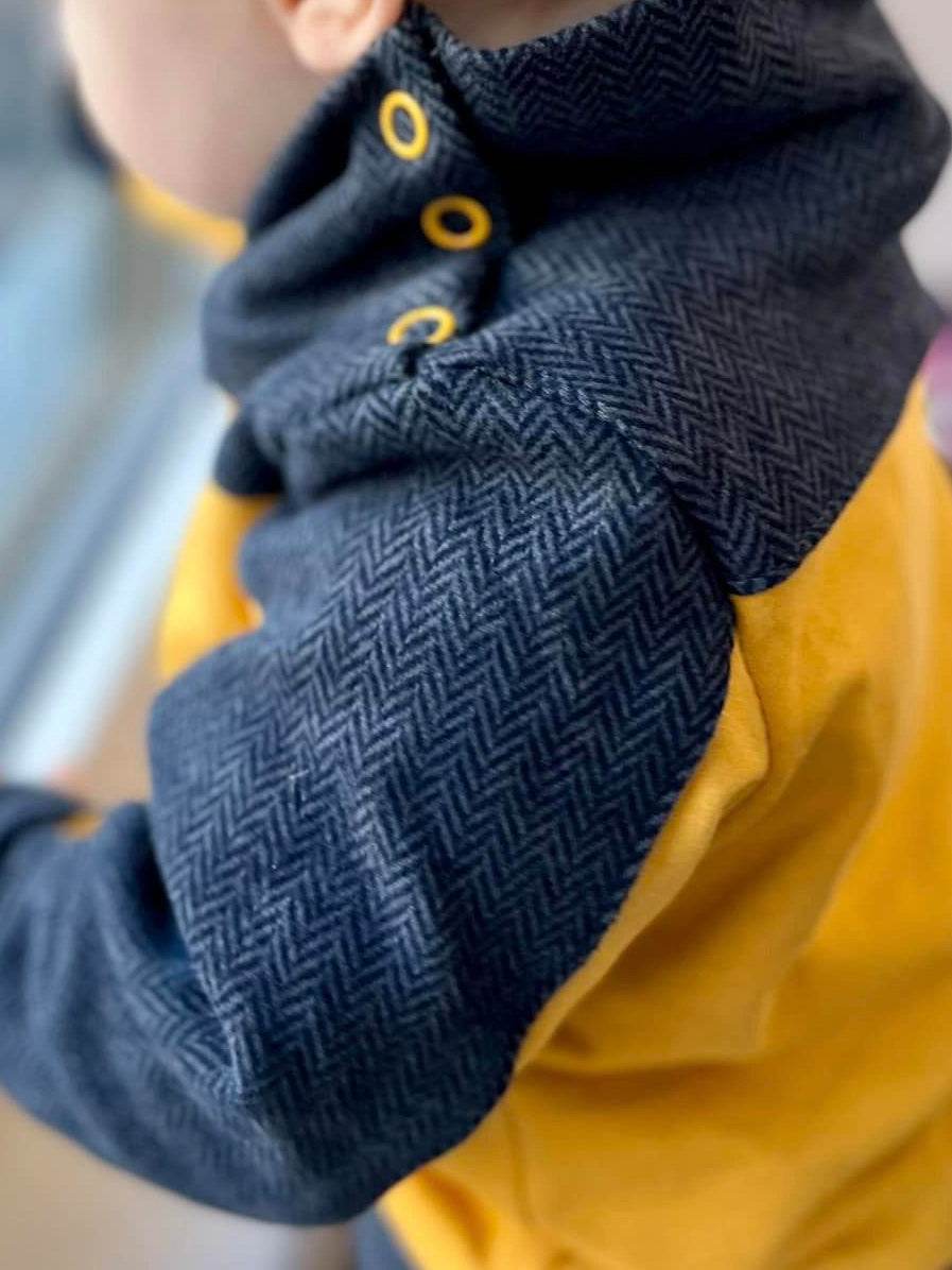 Mini Schwiiz-Hoodie, Schnittmuster Grösse 50-92 - Sewando