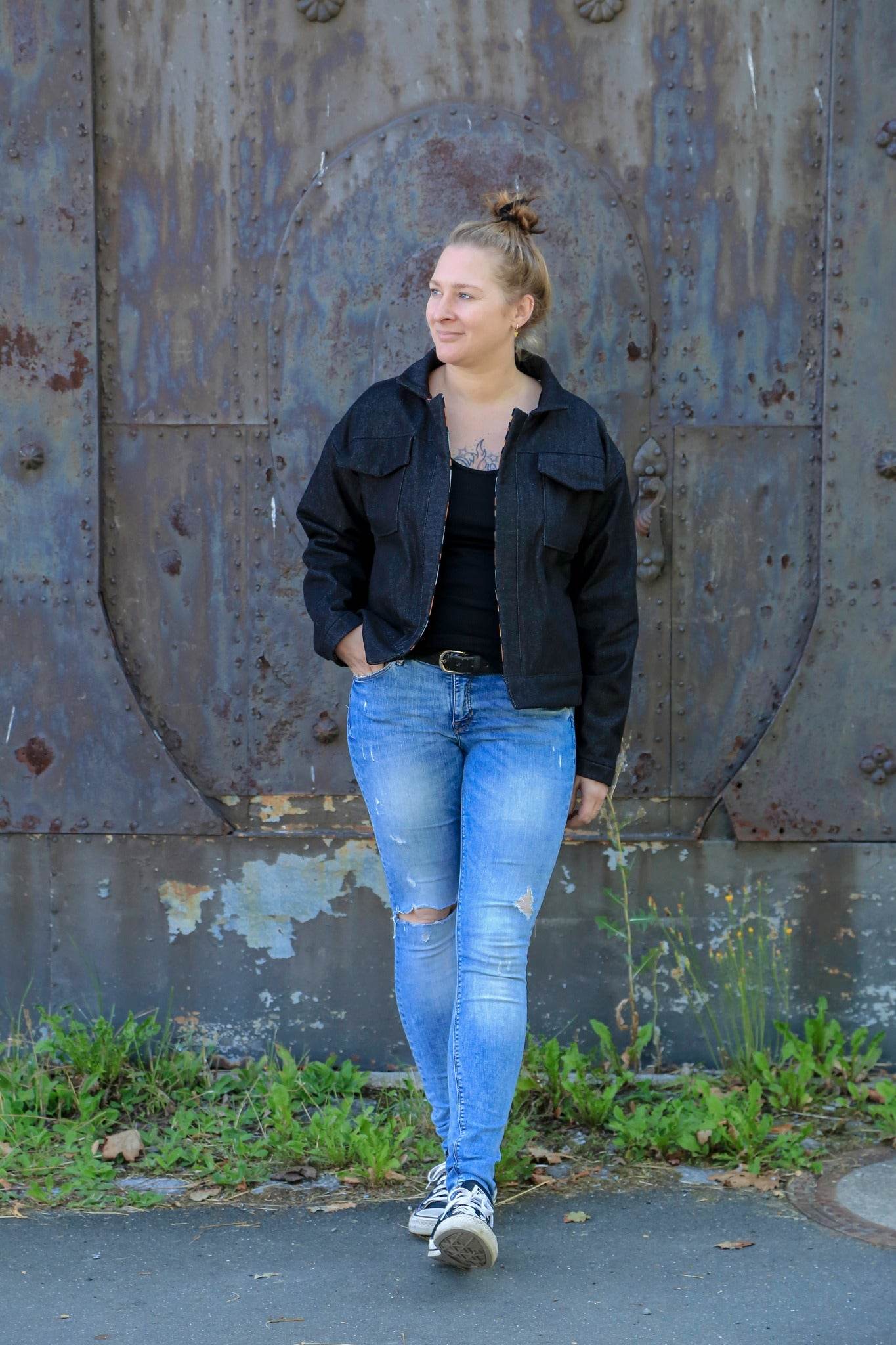 Schnittmuster Jacke Boxy Mor Gr. 32-50 - Sewando