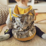 Main CasualVest - Kinderweste mit Kragen / Kapuze und Ohrenoption - Gr. 68-134 - Sewando