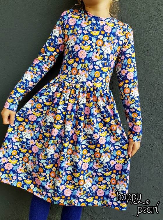 Happy Cataleya - Gr. 74-152 - Kleid Schnittmuster - Sewando
