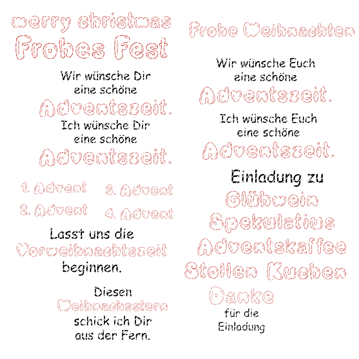 Digiset Weihnachtsstern Plotten, Sublimation, Drucken - Sewando