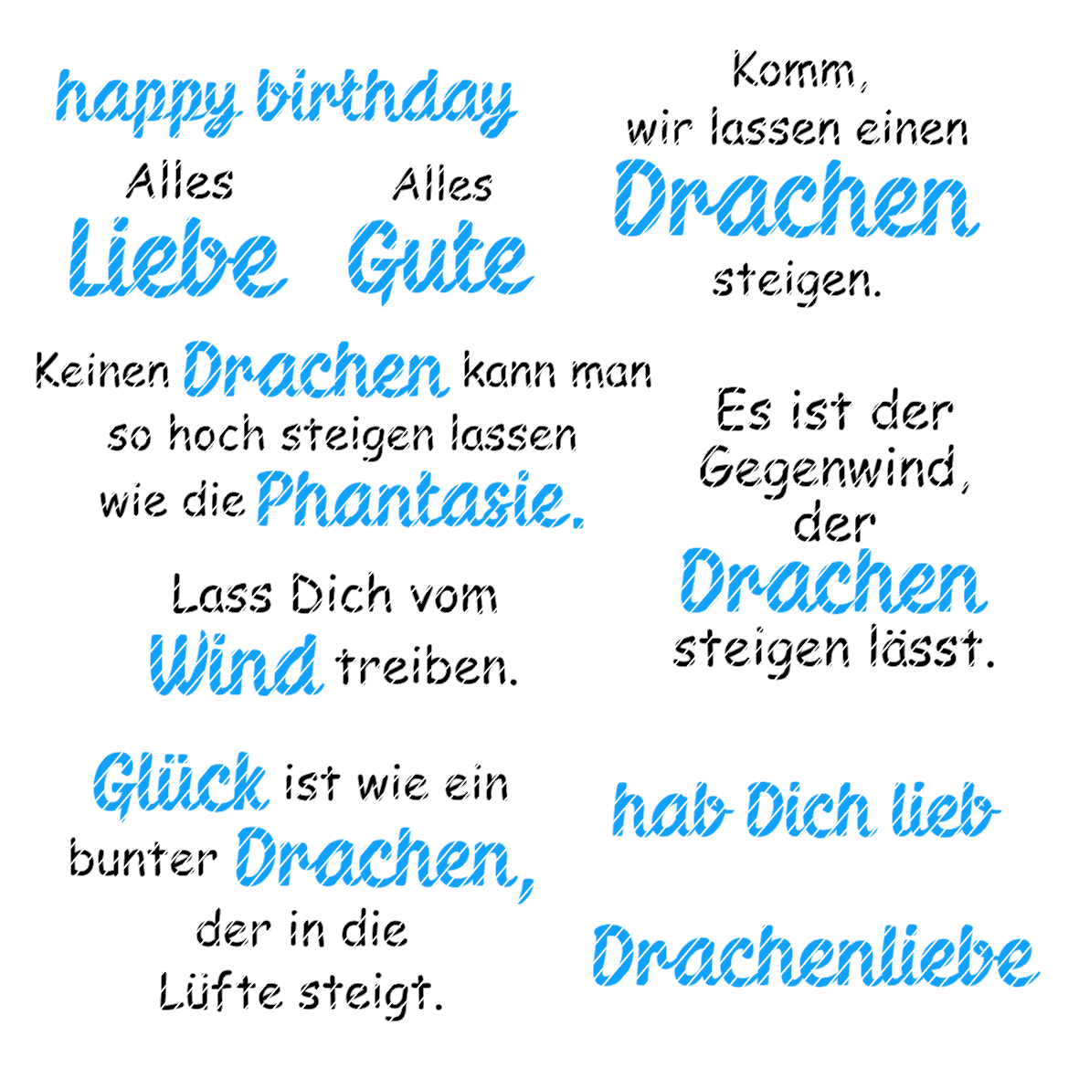 Digiset Flugdrache Plotten, Sublimation, Drucken - Sewando
