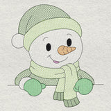 Stickdatei Schneemann und Schneefflocke Set 2593 - Sewando