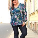 Schnittmuster Schößchen Bluse ALOE (34-46) - Sewando