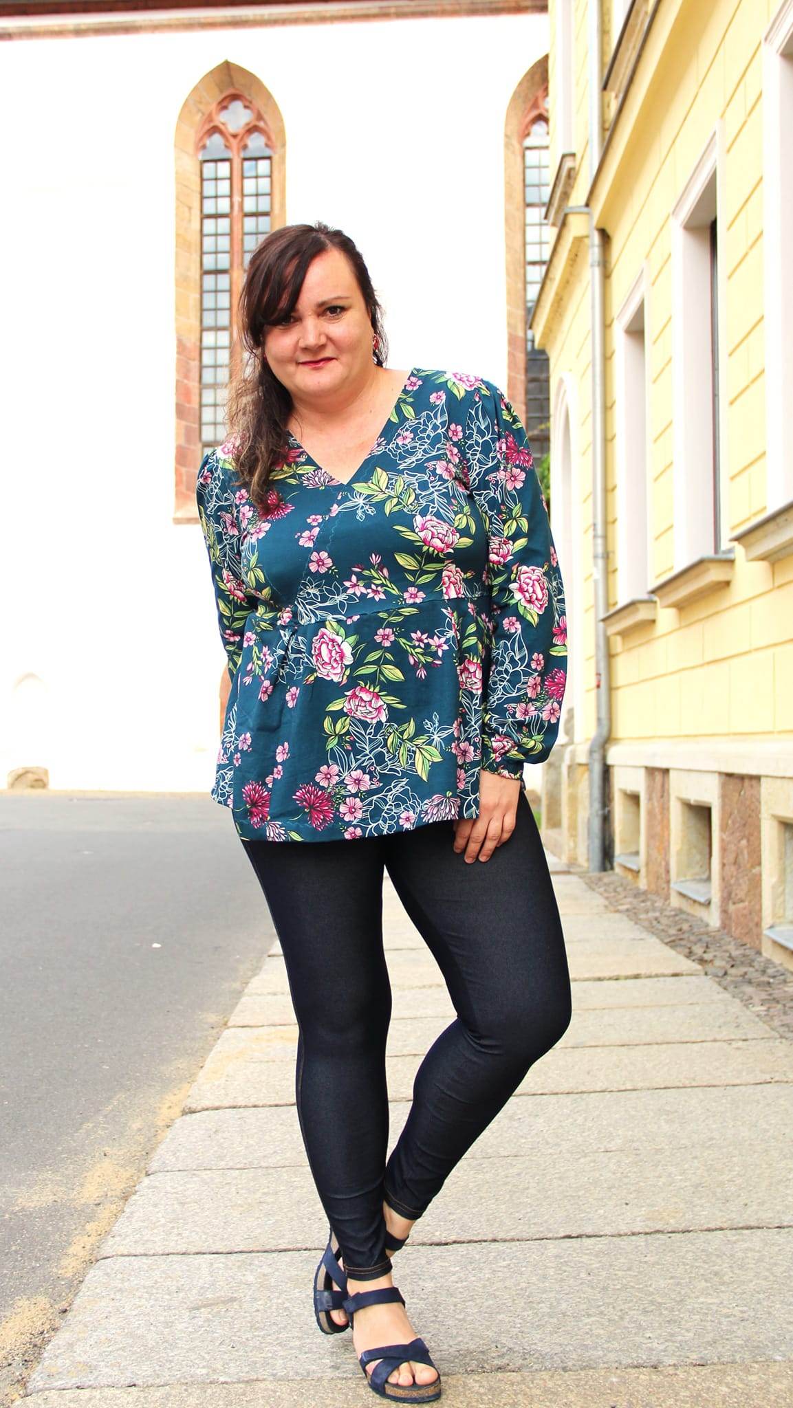 Schnittmuster Schößchen Bluse ALOE (34-46) - Sewando