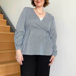 Schnittmuster Schößchen Bluse ALOE (34-46) - Sewando